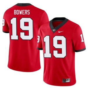 #19 Brock Bowers Georgia Bulldogs Men's High School Jerseys - Red