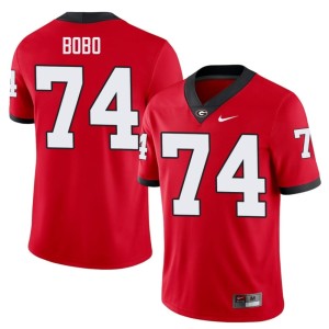 #74 Drew Bobo Damn Good Dawgs Mens College Jerseys - Red