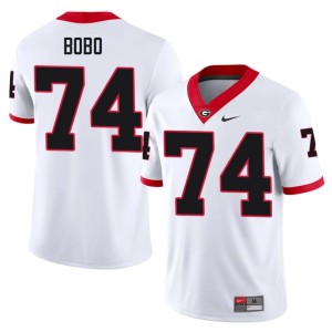 #74 Drew Bobo University of Georgia Mens High School Jersey - White