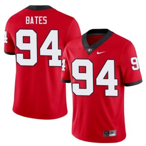 #94 Henry Bates Damn Good Dawgs Men's Replica Jerseys - Red