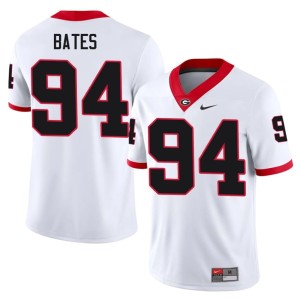 #94 Henry Bates UGA Bulldogs Men's University Jerseys - White