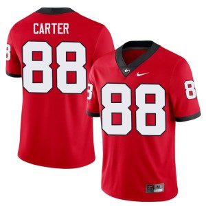 #88 Jalen Carter University of Georgia Mens Replica Jersey - Red