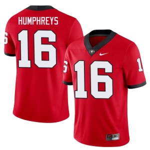 #16 London Humphreys UGA Bulldogs Men Football Jerseys - Red