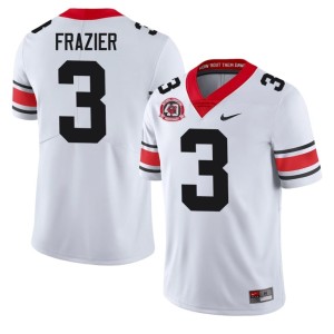 #3 Nate Frazier UGA Bulldogs Men's 1980 National Champions 40th Anniversary Stitched Jerseys - White