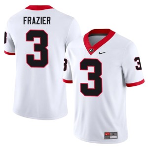 #3 Nate Frazier Damn Good Dawgs Men's Replica Jersey - White