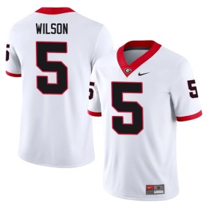#5 Raylen Wilson Dawgs Men's Player Jersey - White