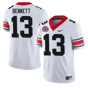 #13 Stetson Bennett University of Georgia Bulldogs Men 1980 National Champions 40th Anniversary Limited Jerseys - White