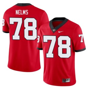 #78 Tate Nelms Bulldog Nation Men's Alumni Jersey - Red