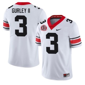 #3 Todd Gurley II University of Georgia Mens 1980 National Champions 40th Anniversary 2026-27 Jersey - White