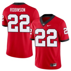 #22 Todd Robinson Bulldog Nation Men Limited Jerseys - Red
