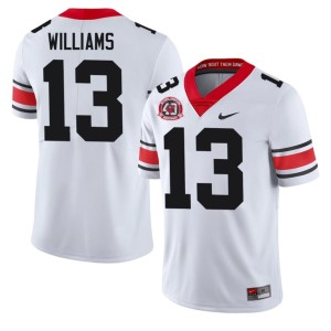 #13 Tyler J. Williams Bulldog Nation Men's 1980 National Champions 40th Anniversary Player Jersey - White