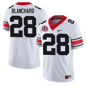 #28 Walter Blanchard Bulldog Nation Mens 1980 National Champions 40th Anniversary 2026-27 Jerseys - White