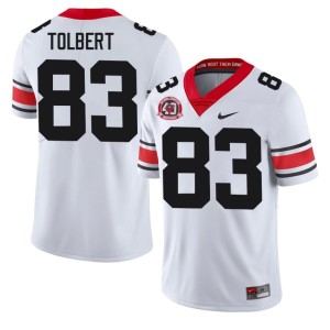 #83 Brody Tolbert Dawgs Mens 1980 National Champions 40th Anniversary 2026-27 Jerseys - White