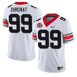 #99 Harran Zureikat University of Georgia Bulldogs Men 1980 National Champions 40th Anniversary Alumni Jerseys - White