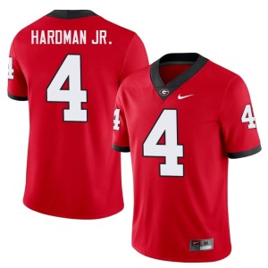 #4 Mecole Hardman Jr. Damn Good Dawgs Mens Alumni Jersey - Red