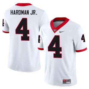 #4 Mecole Hardman Jr. Georgia Men's Official Jersey - White