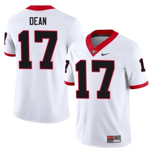 #17 Nakobe Dean DGDs Men Game Jerseys - White