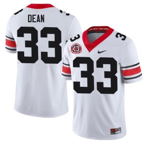 #33 PJ Dean DGDs Mens 1980 National Champions 40th Anniversary Stitched Jersey - White