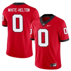 #0 Sacovie White-Helton DGDs Mens NCAA Jersey - Red
