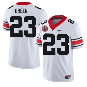 #23 Tyriq Green UGA Men 1980 National Champions 40th Anniversary Stitched Jerseys - White
