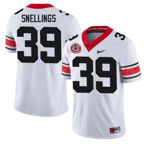 #39 Will Snellings Georgia Men's 1980 National Champions 40th Anniversary 2026 Jersey - White
