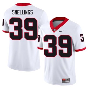 #39 Will Snellings Georgia Men's 2026-27 Jersey - White