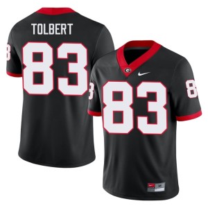 #83 Brody Tolbert University of Georgia Men Alumni Jersey - Black