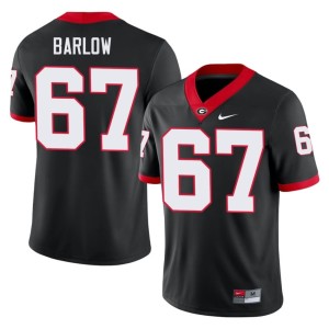 #67 Clinton Barlow Go Dawgs Men's Stitched Jersey - Black