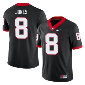 #8 Demello Jones Georgia Mens Replica Jerseys - Black