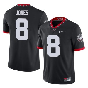 #8 Demello Jones Go Dawgs Men's Mascot 100th Anniversary 2026 Jerseys - Black
