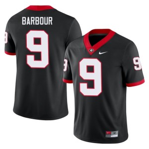 #9 Ethan Barbour Bulldog Nation Mens Game Jerseys - Black