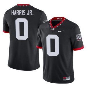 #0 Gabe Harris Jr. University of Georgia Bulldogs Mens Mascot 100th Anniversary 2026 Jerseys - Black
