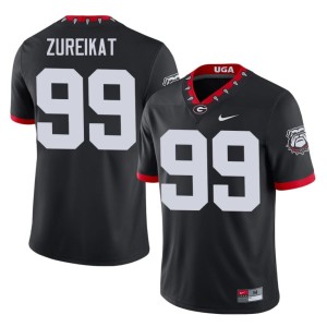 #99 Harran Zureikat Go Dawgs Men Mascot 100th Anniversary University Jersey - Black