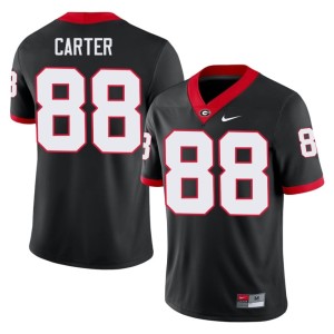 #88 Jalen Carter University of Georgia Men's Football Jerseys - Black