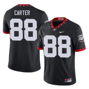 #88 Jalen Carter DGDs Mens Mascot 100th Anniversary Official Jerseys - Black
