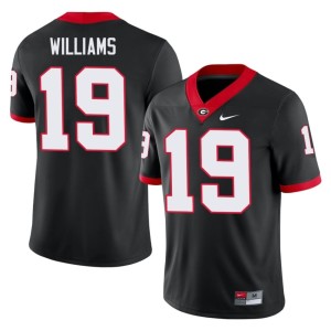 #19 Justin Williams University of Georgia Men 2026-27 Jerseys - Black