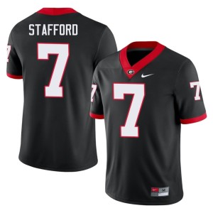 #7 Matthew Stafford UGA Mens Football Jersey - Black