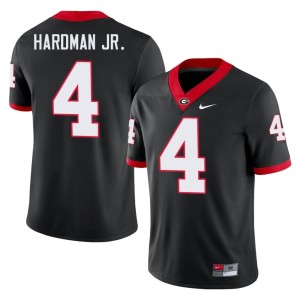 #4 Mecole Hardman Jr. UGA Bulldogs Men Player Jersey - Black