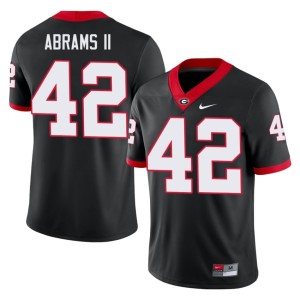 #42 Nick Abrams II Georgia Men University Jersey - Black