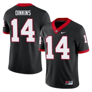 #14 Rasean Dinkins UGA Men Game Jersey - Black