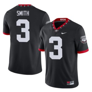 #3 Roquan Smith University of Georgia Bulldogs Men's Mascot 100th Anniversary Alumni Jersey - Black