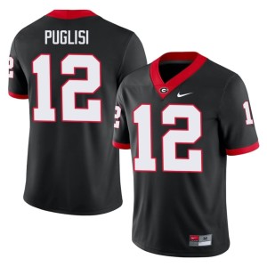 #12 Ryan Puglisi Georgia Mens Game Jersey - Black