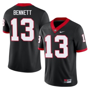 #13 Stetson Bennett UGA Bulldogs Men's NCAA Jersey - Black
