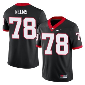 #78 Tate Nelms University of Georgia Bulldogs Men's 2026-27 Jersey - Black