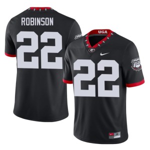 #22 Todd Robinson DGDs Mens Mascot 100th Anniversary Stitched Jerseys - Black
