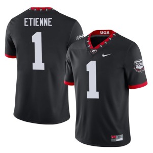 #1 Trevor Etienne DGDs Men's Mascot 100th Anniversary Alumni Jerseys - Black