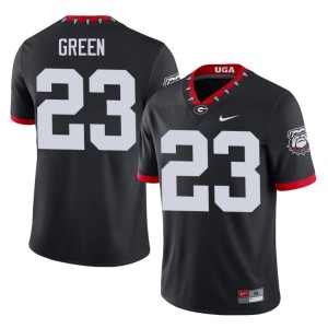 #23 Tyriq Green UGA Men's Mascot 100th Anniversary Alumni Jersey - Black