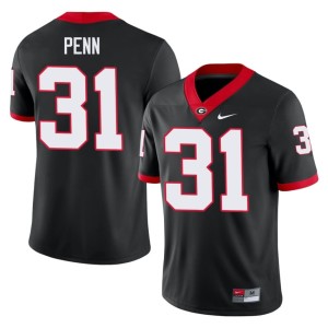 #31 Wade Penn Bulldog Nation Mens NCAA Jerseys - Black