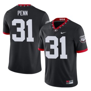 #31 Wade Penn Bulldog Nation Mens Mascot 100th Anniversary 2026 Jerseys - Black