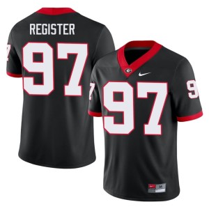 #97 Wade Register UGA Bulldogs Men's 2026-27 Jerseys - Black